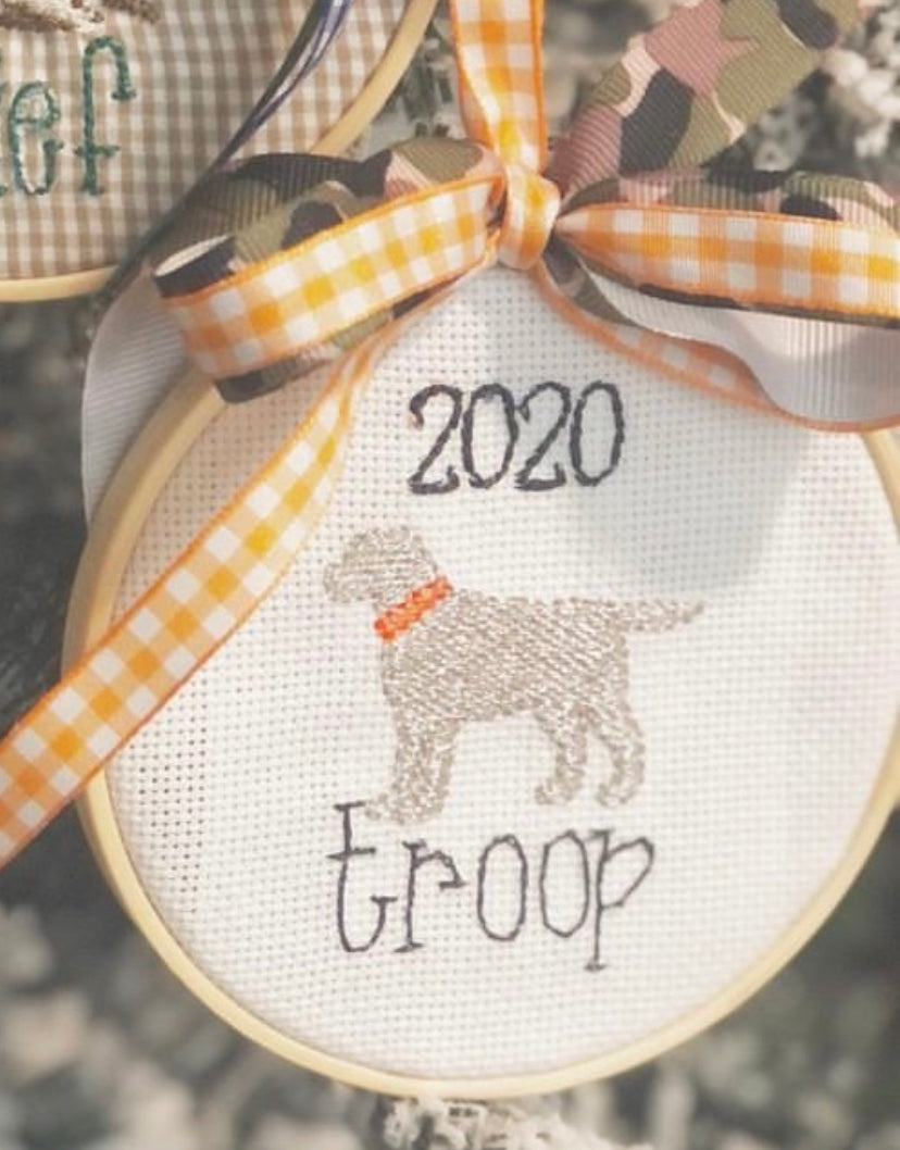 Lab Dog Ornament