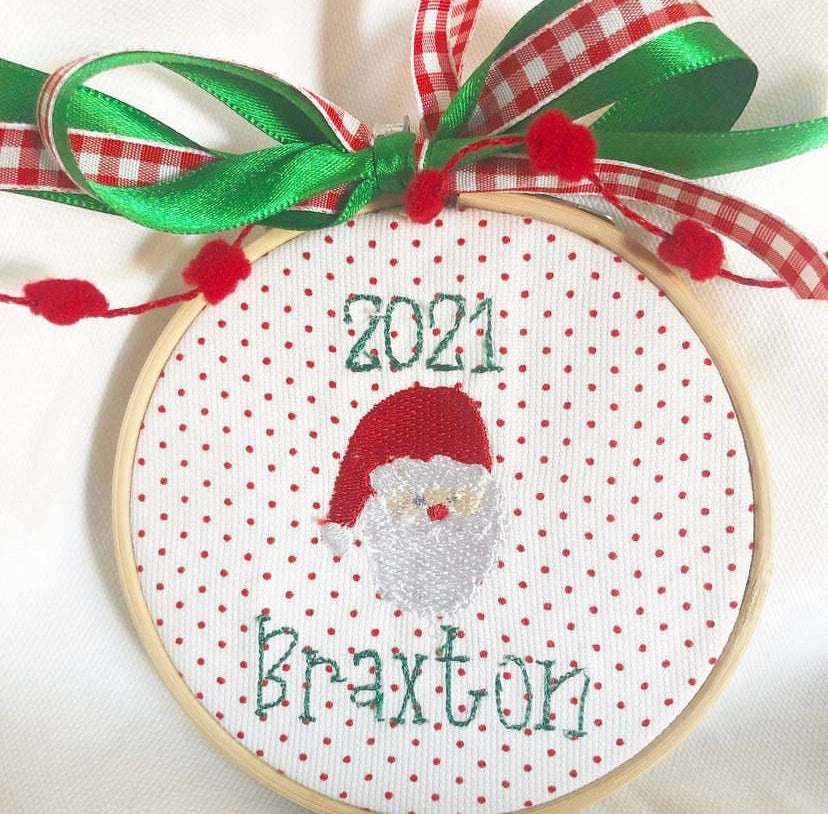 Santa Ornament