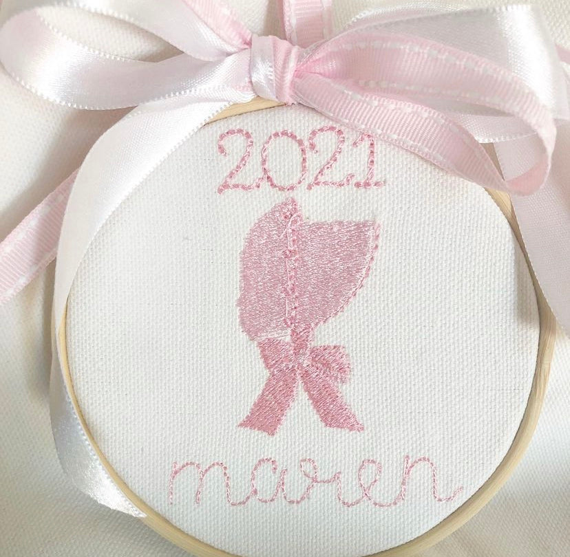 Baby Bonnet Ornament