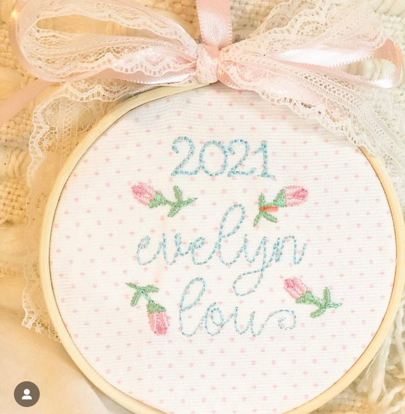 Rosebud Ornament