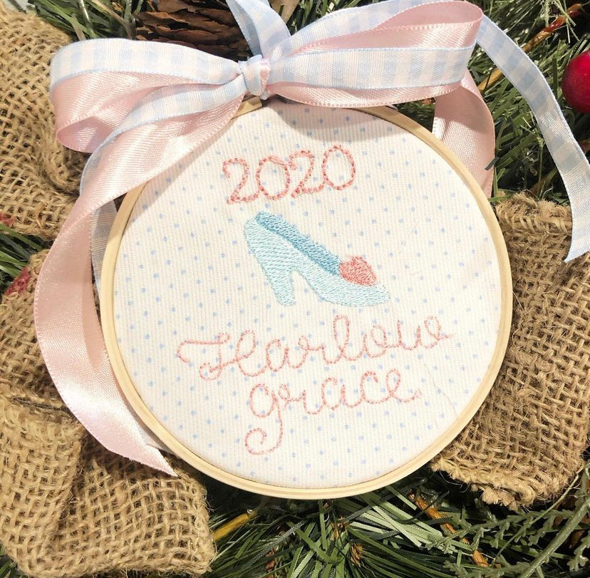 Glass Slipper Ornament