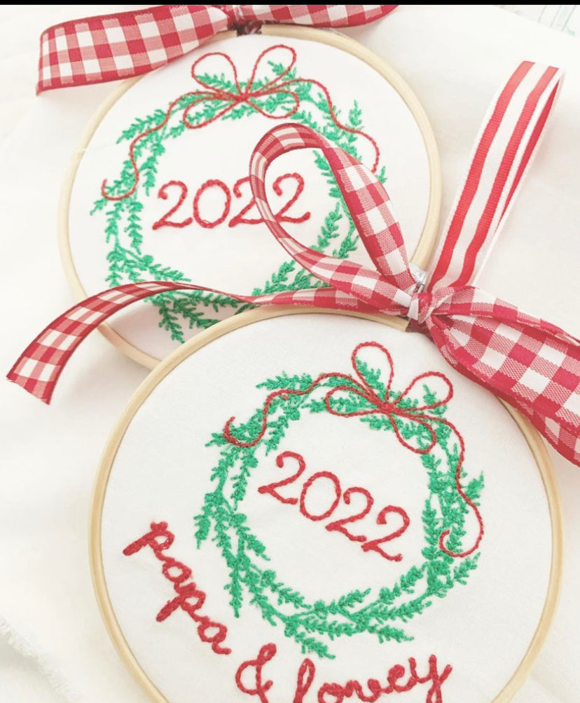 Farmhouse Wreath Ornament