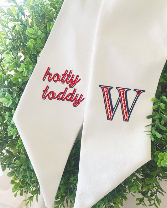 Hotty Toddy Wreath Sash Gameday