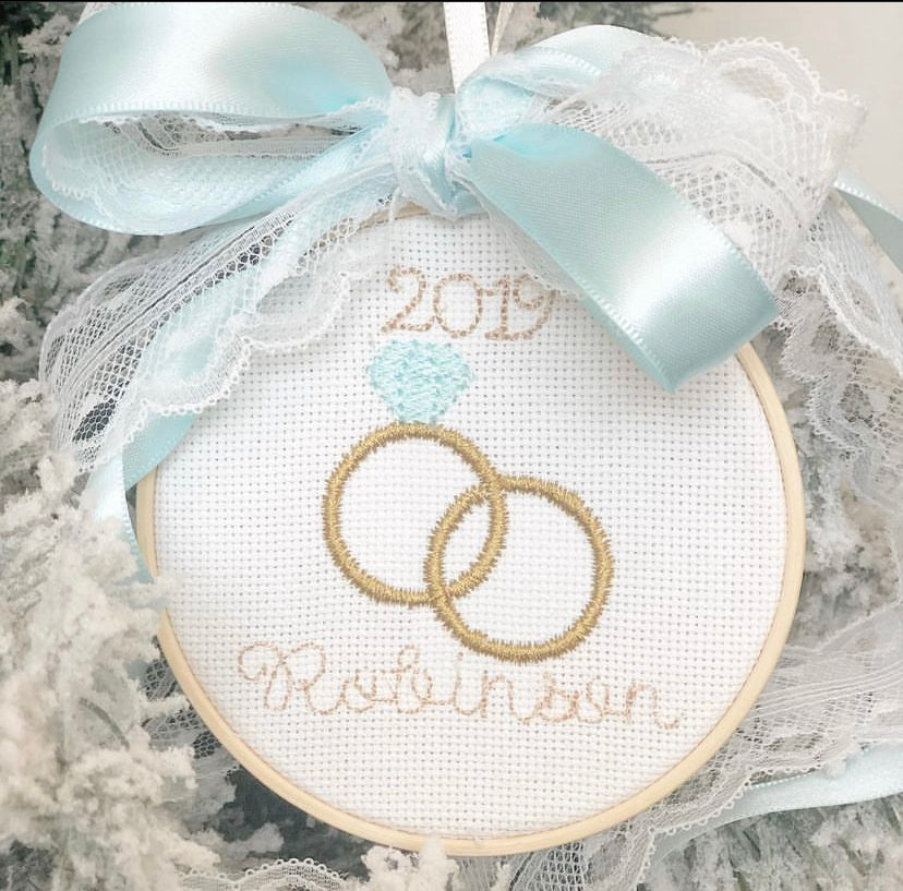 Wedding Ring Ornament